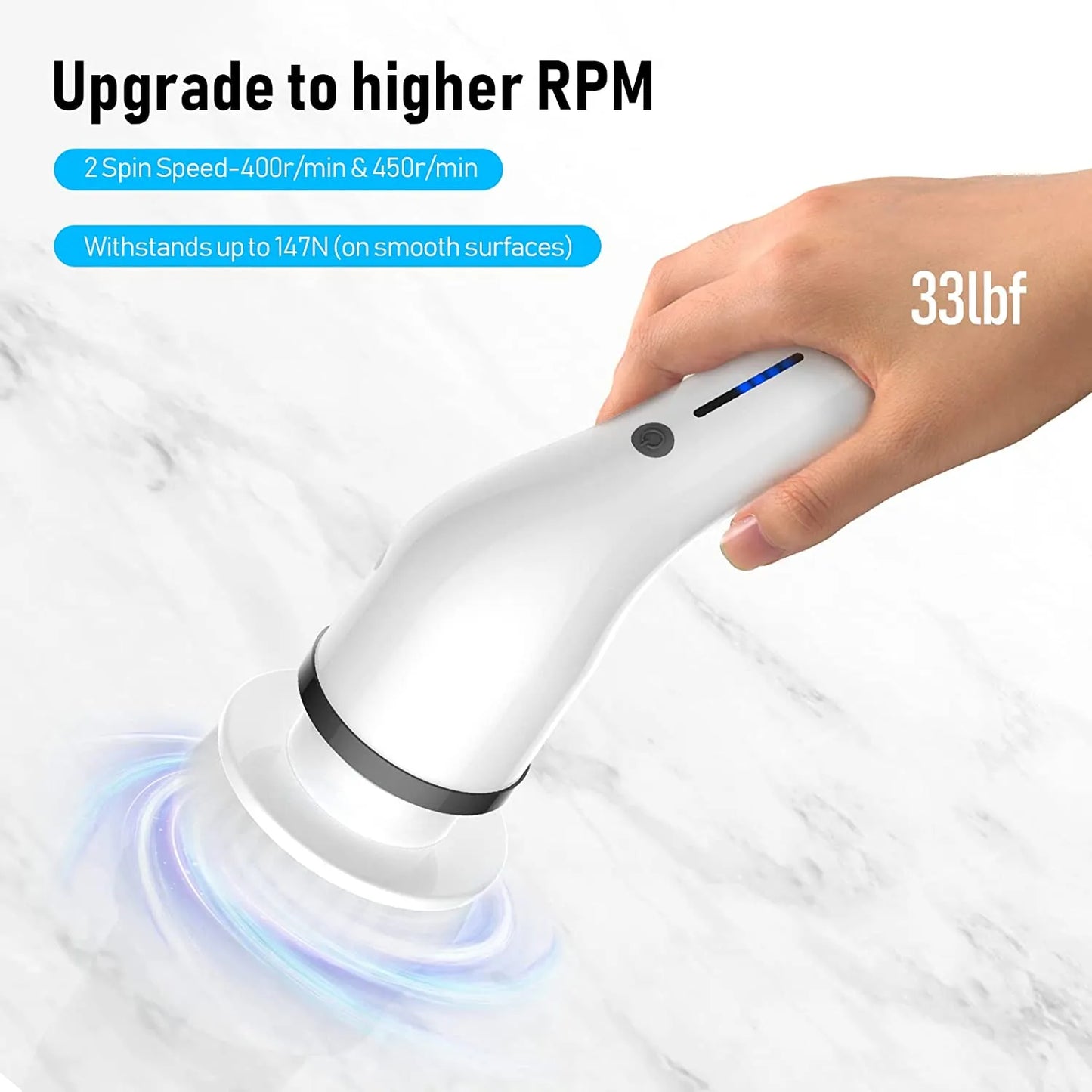 8-in-1 Multifunctional Electric Cleaning Brush USB Charging Household wash